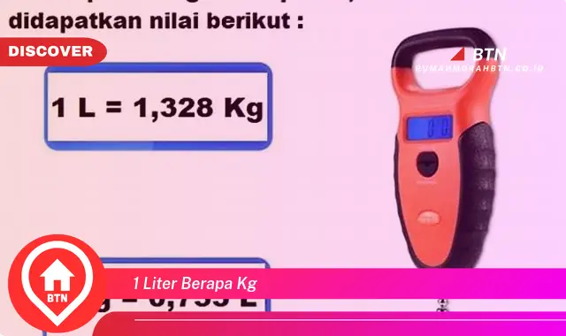 1 liter berapa kg