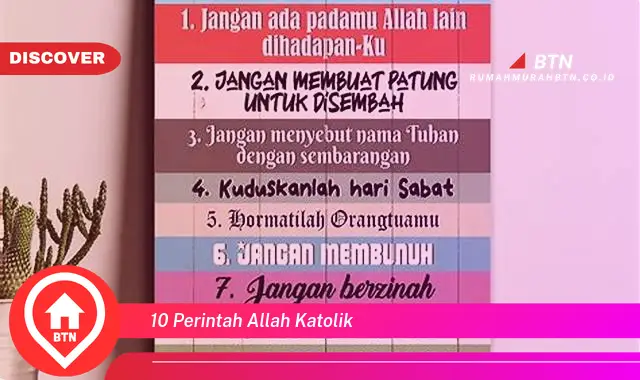 10 perintah allah katolik