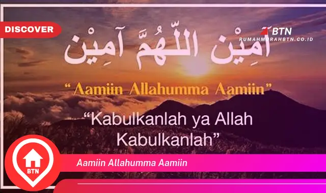 aamiin allahumma aamiin