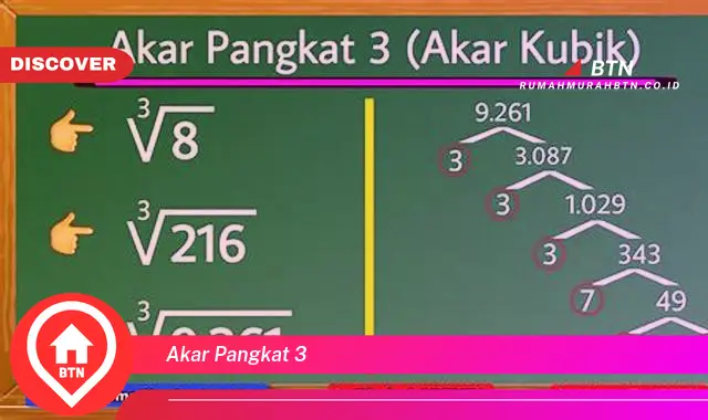 akar pangkat 3