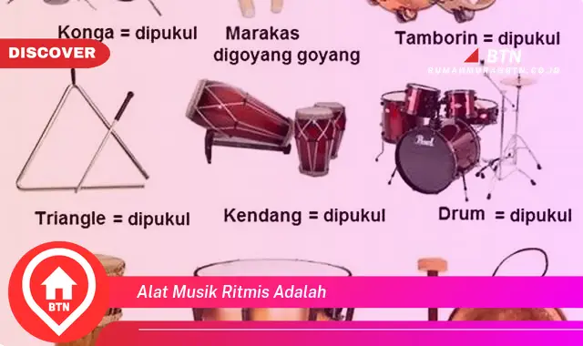 alat musik ritmis adalah