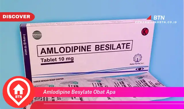 amlodipine besylate obat apa