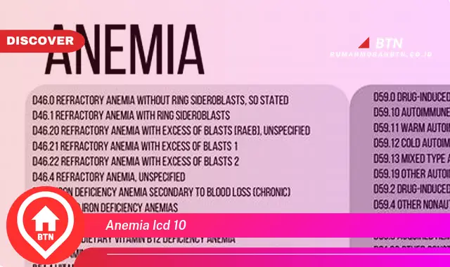 anemia icd 10