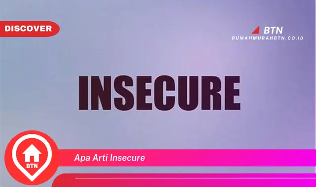 apa arti insecure