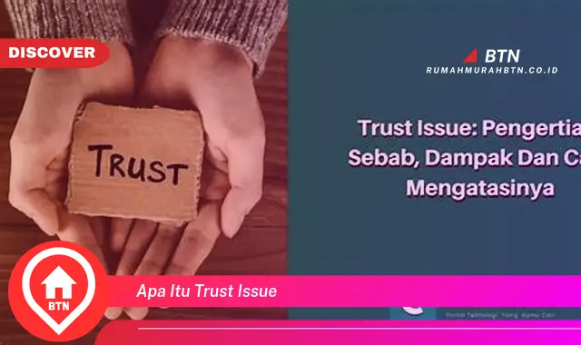 apa itu trust issue