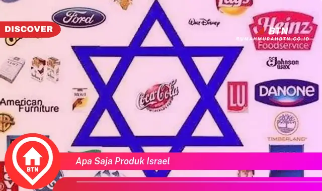 apa saja produk israel