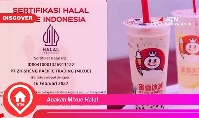 apakah mixue halal