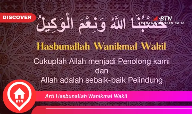 arti hasbunallah wanikmal wakil