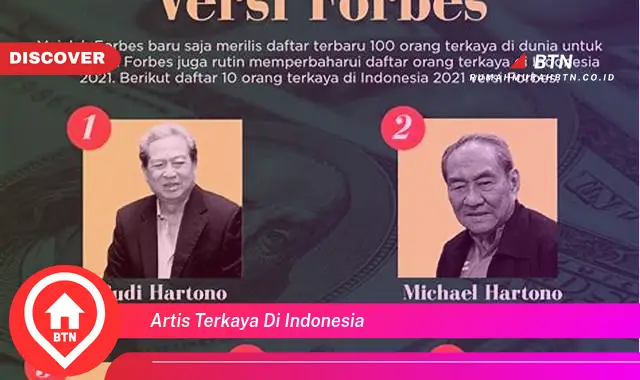 artis terkaya di indonesia