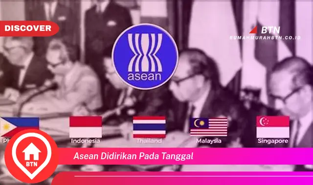 asean didirikan pada tanggal