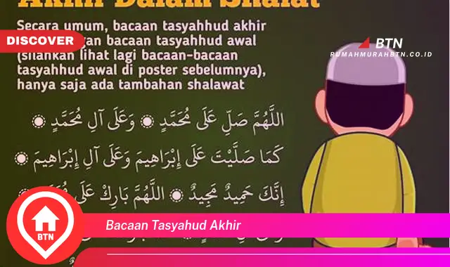 bacaan tasyahud akhir