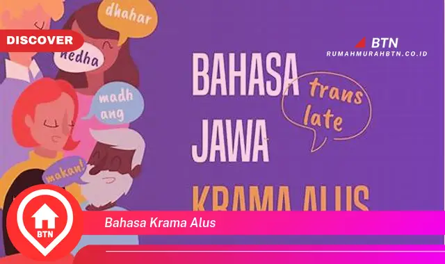 bahasa krama alus