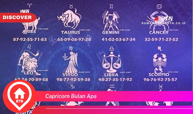 capricorn bulan apa