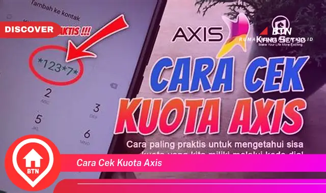 cara cek kuota axis