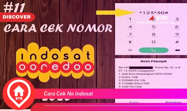 cara cek no indosat