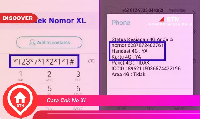 cara cek no xl