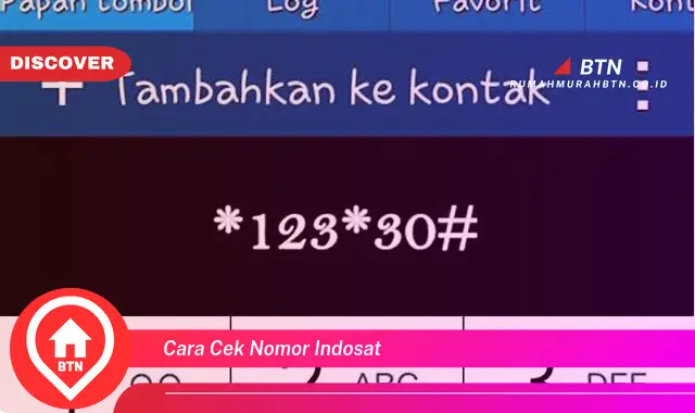 cara cek nomor indosat