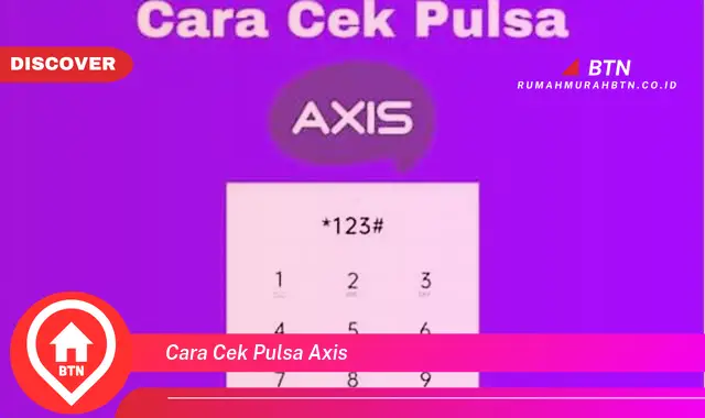 cara cek pulsa axis