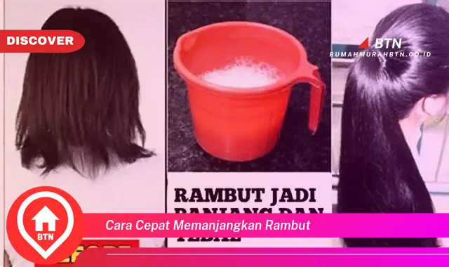 cara cepat memanjangkan rambut