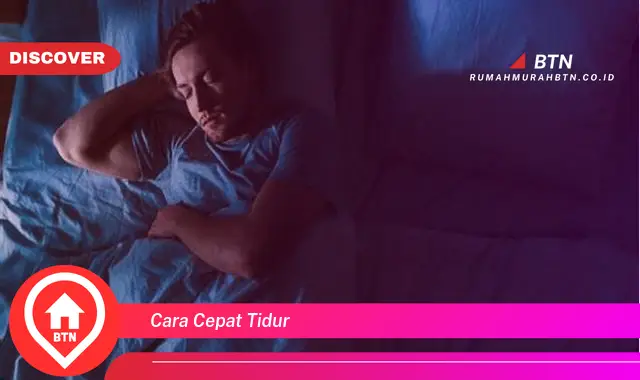 cara cepat tidur