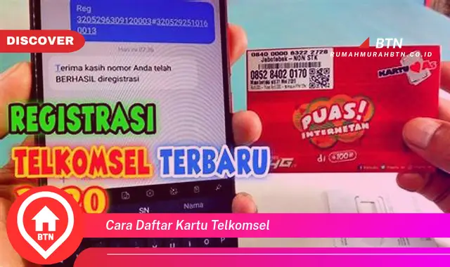 cara daftar kartu telkomsel