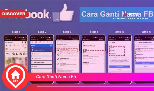 cara ganti nama fb