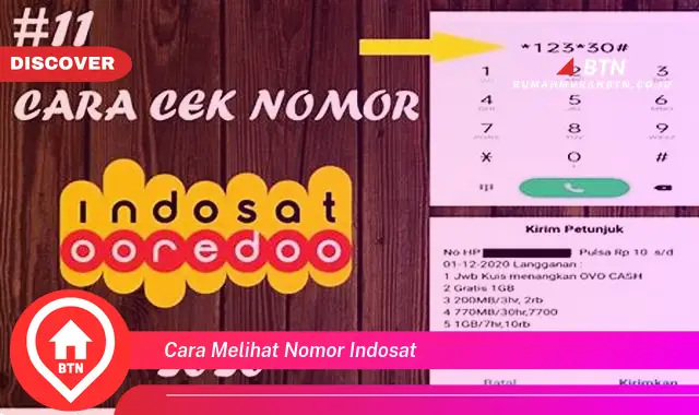 cara melihat nomor indosat