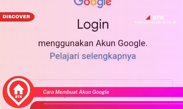 cara membuat akun google