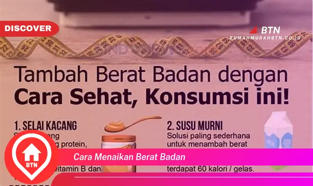 cara menaikan berat badan