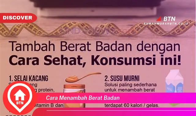 cara menambah berat badan