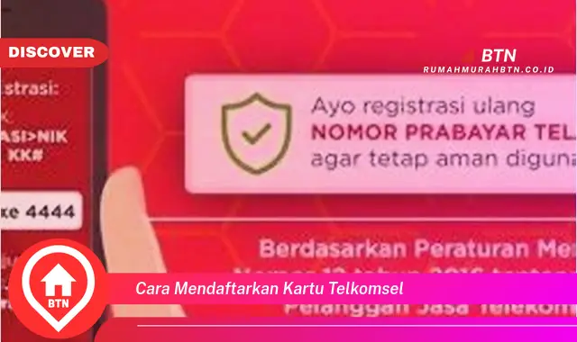 cara mendaftarkan kartu telkomsel