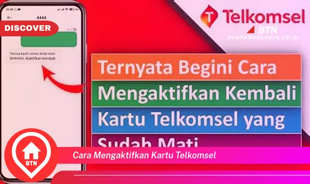 cara mengaktifkan kartu telkomsel