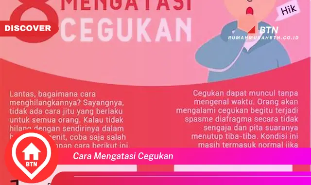 cara mengatasi cegukan