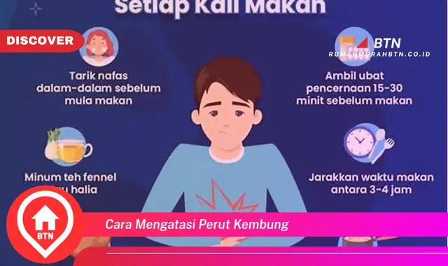 cara mengatasi perut kembung