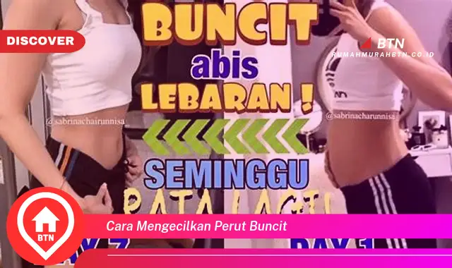 cara mengecilkan perut buncit