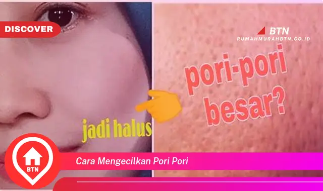 cara mengecilkan pori pori