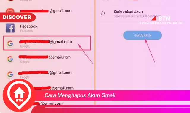 cara menghapus akun gmail