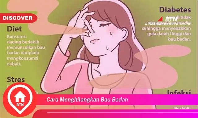 cara menghilangkan bau badan