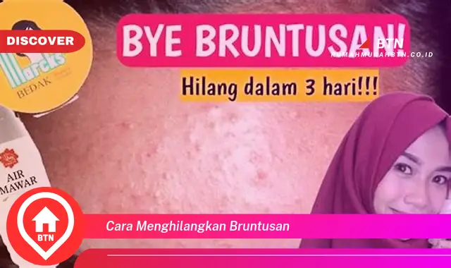 cara menghilangkan bruntusan