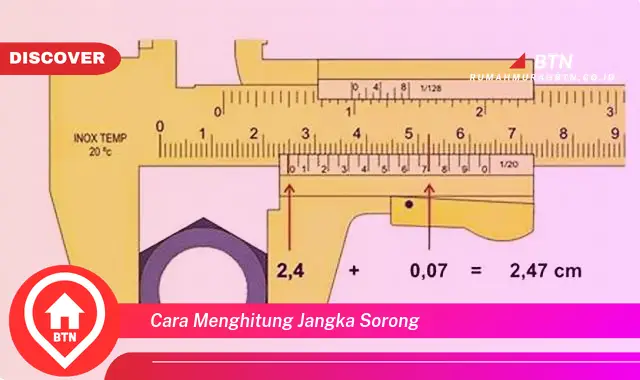 cara menghitung jangka sorong