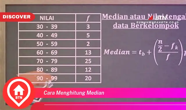 cara menghitung median