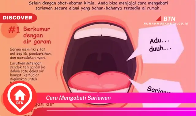 cara mengobati sariawan