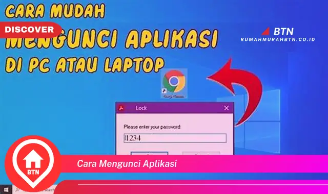 cara mengunci aplikasi