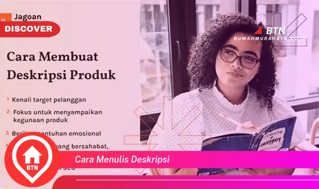 cara menulis deskripsi