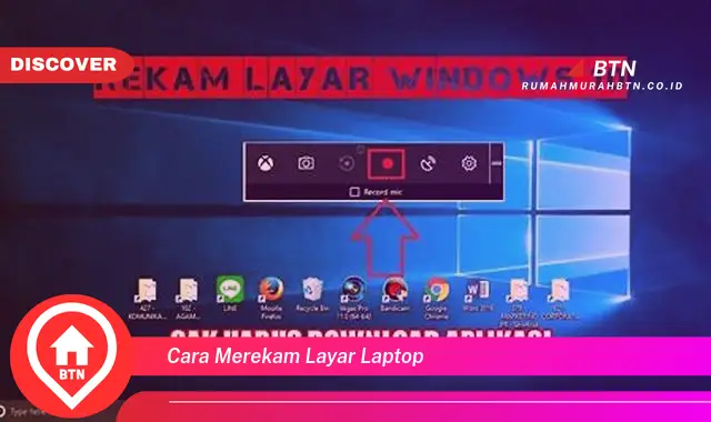 cara merekam layar laptop