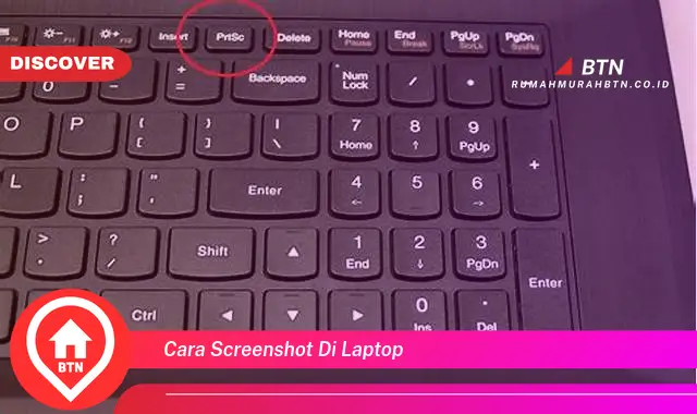 cara screenshot di laptop