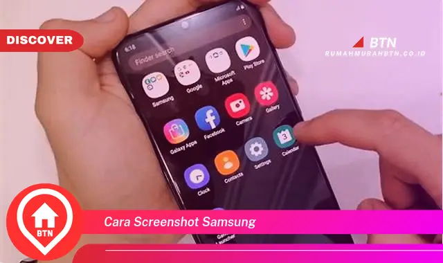 cara screenshot samsung