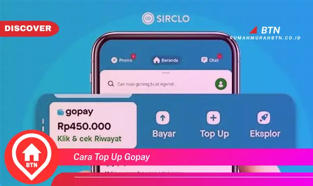 cara top up gopay