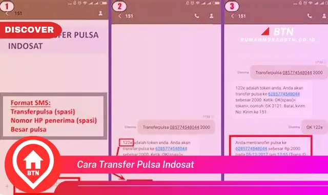 cara transfer pulsa indosat