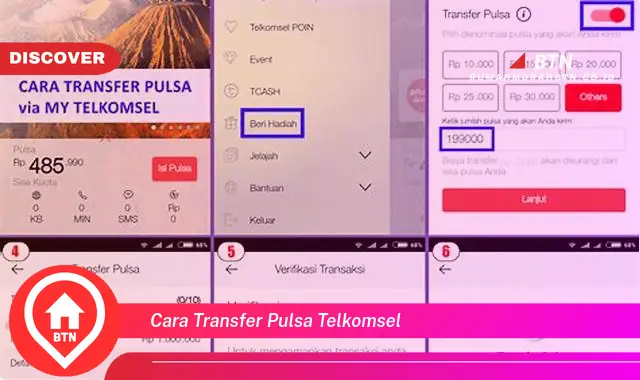 cara transfer pulsa telkomsel